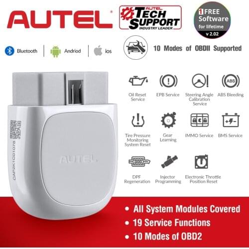 Autel AP200 Bluetooth OBD2 Scanner Code Reader with Full Systems Diagnoses AutoVIN TPMS IMMO Service Family DIYers PK EasyDiag