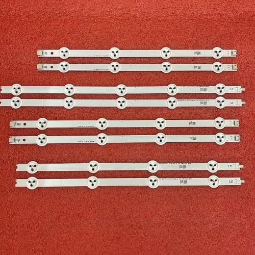 8pcs LED backlight strip for LG 37LN540U 37LA613V 37LA615V 37LN540B 37LN540R 37LN540S LATWT370R 37LN541U 6916L-1137A 1138A 39 40