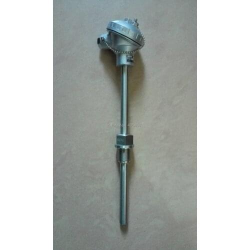 WRE-230 E type fabricated thermocouple ,250*100mm industrial temperature sensor