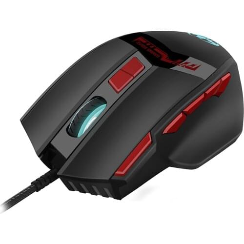 USB Optical Gaming Mouse 3200DPI Adjustable 10 Buttons Programmable RGB Wired Mice Ergonomic Computer Mouse for Laptop PC Gamer