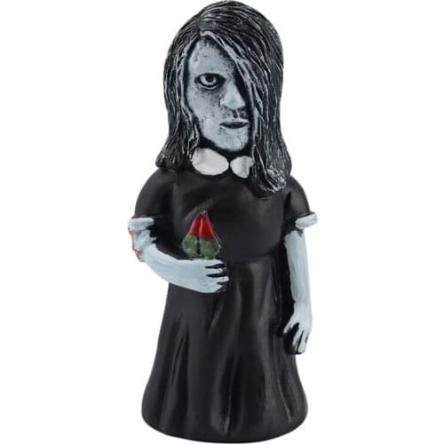 Horror Movie Garden Gnomes Decor for Home Patio Yard or Lawn, Spooky Undead Halloween Sculpture for Outdoor Garden