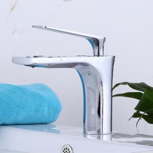 Vidric Golden black chrome Antique copper basin faucet hot and cold water mixer taps bathroom single handle basin faucets