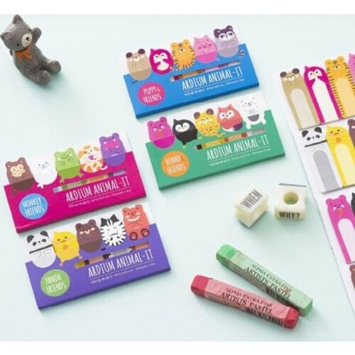 1 PCS Creative Cartoon Fat Animal Notepad Note Book Memo Pads Sticky Notes Memo Set Gift Stationery Office Stationery Supplies