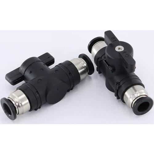 1 pcs BUC Series Hand Valve Quick Connector BUC4 6 8 10 12MM Hand Turn Pneumatic Switch BUC4 6 8 10 12MM Turn Pneumatic Switch