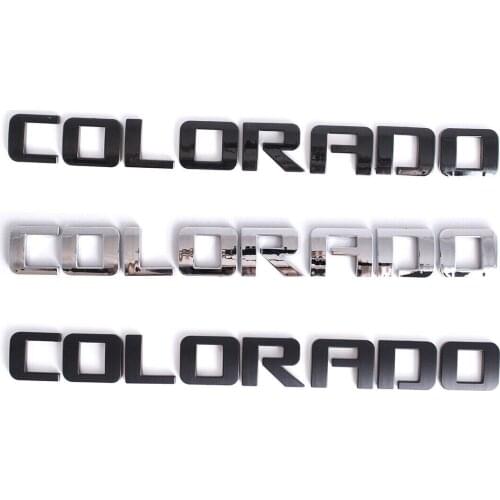 1x For Chevrolet COLORADO Fender Emblem Rear Tailgate Trunk Lid Badge Nameplates