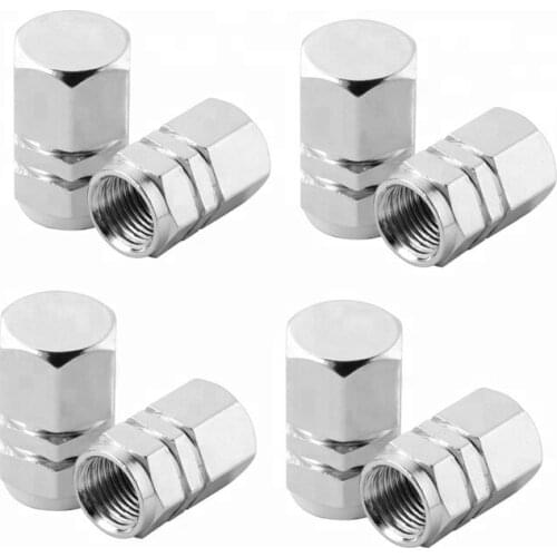 8 Pieces Tire Stem Valve Caps Wheel Valve Covers Car Dustproof Tire Cap Hexagon Shape