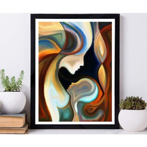 Abstract Diamond Painting 5D DIY Cross Stitch Mother and Child Full Square/Round Drill Embroidery Mosaic Home Decor Art Custom