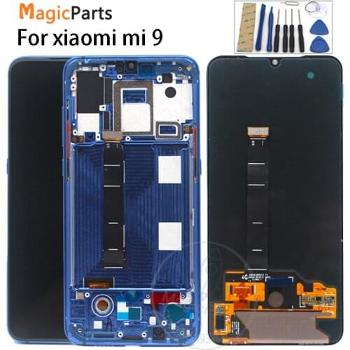 For xiaomi Mi 9 Mi9 LCD Display 6.39'' AMOLED Original LCD for xiaomi 9 LCD Display Touch Screen Digitizer Assembly +tools