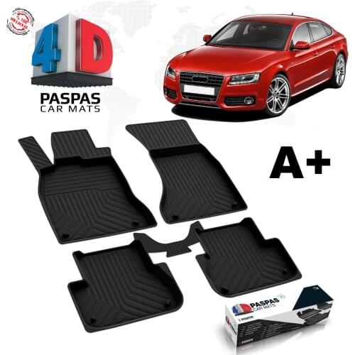 FOR AUDİ A5 BRAND CAR POOL RUBBER DOORMAT INDOOR MEKAAN AKSESUARVE LUGGAGE CARPET 2008 2009 2010 2011 2012 2013 2014 2015 2016 MODEL