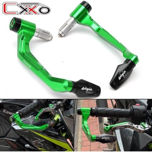 For Kawasaki Ninja 650 NINJA650 2017-2021 Motorcycle Accessories Handlebar Grips Guard Brake Clutch Levers Guard Protector