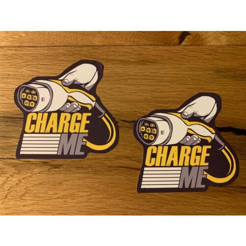 Elektro Auto Aufkleber E-Stromer Sticker Wallbox Ladestation Mild Hybrid #774 stickers