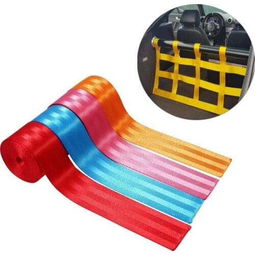 Quality 5Y Diy Fabric Strengthen Car Safety Seat Childrens Seat Accessories Belt Webbing Racing Harness Strap Sew Backpack T3