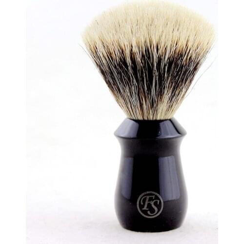 "FS"-#MF24-MM26, MANCHURIAN Finest badger Shaving Brush with Tiger Skin Handle, Knot size 24mm+FREE SHIPPING+FREE STAND