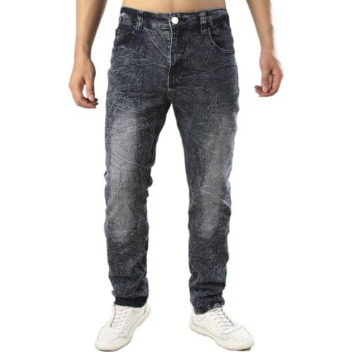 Casual Snow Mens Wash Gray Jeans High Stretch Denim Stragiht Pants Men Long Trousers Size 40 42 Dropshipping