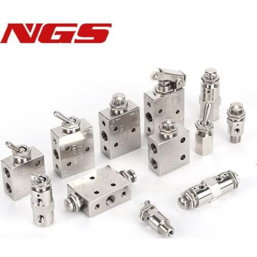 Air Pneumatic Mechanical Valve Toggle Button Switch TAC2-41V 31V 41P 31P 41PP TAC-4V 4P 3P 3V TV-3S