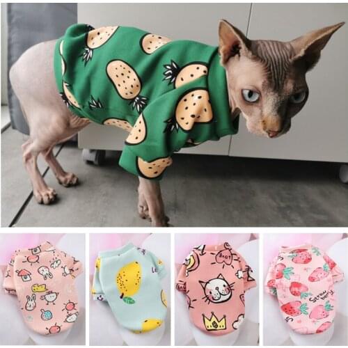 Cute Pattern Chihuahua Hoodies Winter Warm Pet Dog Clothes for Small Dogs Puppy Sweatshirt Cat Pullover Costume 20A