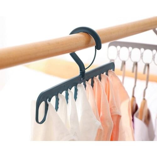 Magic Multi-port Support hangers for Clothes Drying Rack Multifunction Plastic Clothes rack drying hanger Storage Hangers