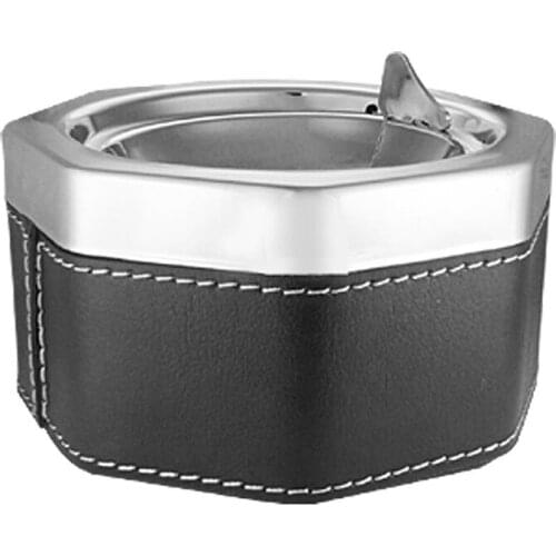 Octagon Shaped Metal Cigarette Cigar Ash Tray Ashtray