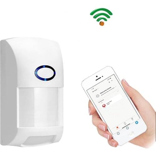 WiFi Infrared Human Body Alarm For Home Anti-theft PIR Motion Sensor Outdoor Wireless Security Alarm System For Mobile APP