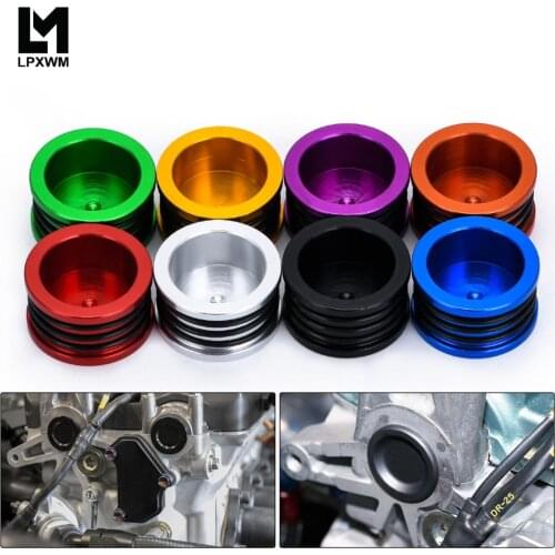 Camshaft Cam Shaft Seal Cover Cap Plug Triple O-Ring Aluminum Front Replacement For Honda Acura B D H F Series Engine Motor