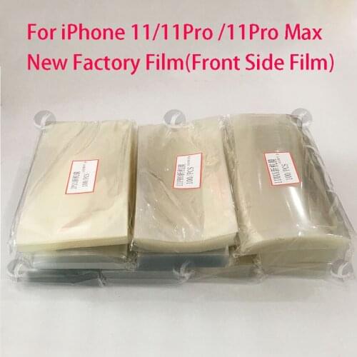 100pcs / Lot Front Screen Protective Film For iPhone 11 Pro Max 11P 11M 11Pro New Phone Film