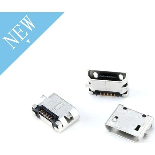 100PCS Micro USB Socket MK5P MINIUSB Female 5 Pin SMD DIP Connector