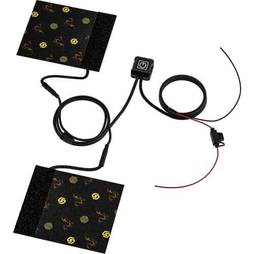 12V 3-Gear Waterproof Motorbike Heated Handlebar Grips Winter Warmth Electric Heating Hand Grip Covers Motorcycle Accessories