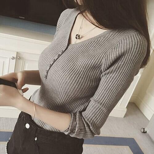 2021 autumn winter pullover loose languid lazy web celebrity sweater turtleneck small fresh sweet long sleeve blouse white short