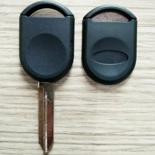 DAKATU Replacement Transponder Key Shell Blank Case for Ford Edge Escape F150 F250 Expedition Explorer Taurus (can install chip)