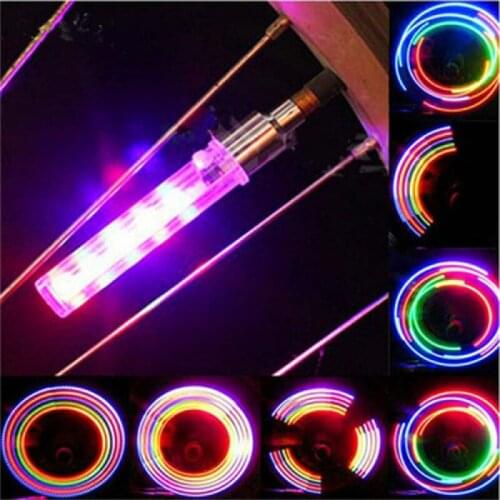 Bicycle 5LED wheel light switch Hot Wheel Taillight Bike Valve light Dead Flying Mountain Bike Air nozzle light