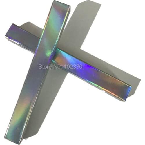 500pcs 1.6*1.6*14.5cm Silver Gold Eyeliner Packaging Paper Box Lipstick Pen Package Box