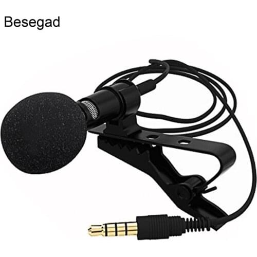 Besegad 5Pcs Lavalier Microphone Foam Cover Windscreen Windshield Wind Muff for Mini Clip-on Lapel Lavalier Microphone Mic