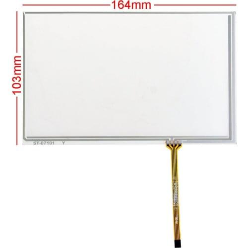 For 7 Inch 164*103MM 4-wire Car DVD GPS Navigator Digitizer Resistive Touch Screen Panel Resistance Sensor