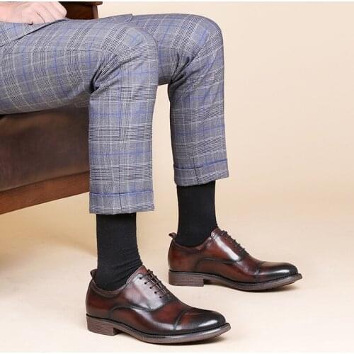 FXXG1936 Men's Patent Leather Shoes