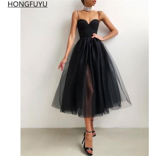 HONGFUYU Women's Dresses Below The Knee