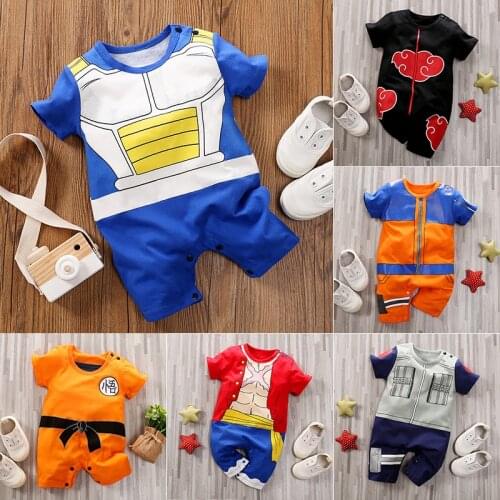 Anime Costume Newborn Baby Boy Clothes Cotton New Born Clothing Infant Romper Onesie Jumpsuits Pajamas Outfit Babygrow Overalls