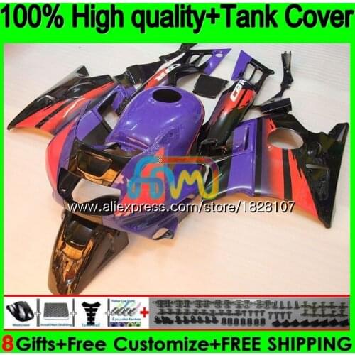 Kit purple red+Tank For HONDA CBR 600F2 1991 1992 1993 1994 1BS.82 CBR600FS CBR 600 FS CBR600 F2 CBR600F2 91 92 93 94 Fairing