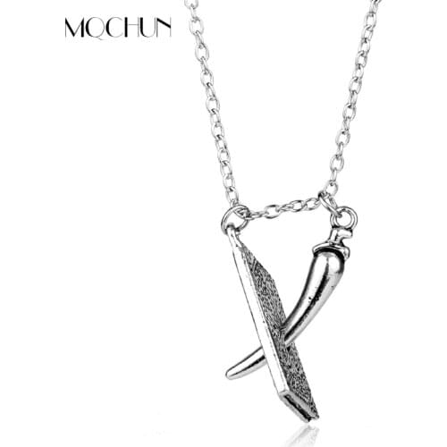 MQCHUN Tom Riddle Diary Book Lord Pendant The Chamber of Secrets Basilisk Fang Charms Necklace Movie Fans Gift