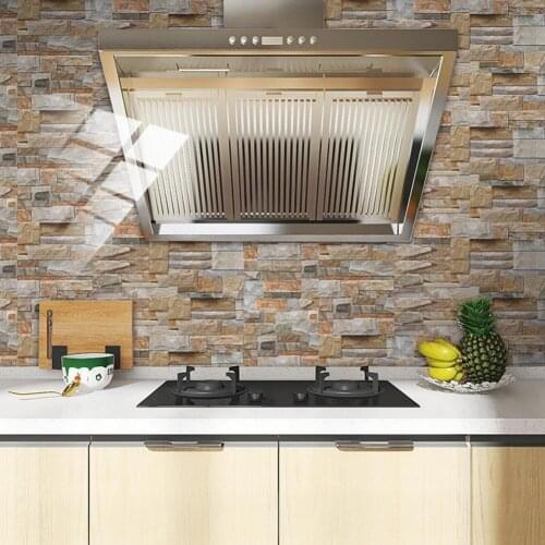 Wall Tiles Sticker Self-Adhesive Scratch-resistant PVC Multicolored Strong Adhesion Backsplash Tile Stickers Kitchen Accessories