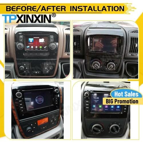 64GB Car Radio 2 Din Stereo Receiver Android10 For Fiat Ducato CITROEN Jumper PEUGEOT Boxe 2006-2019 Multimedia Player Head Unit