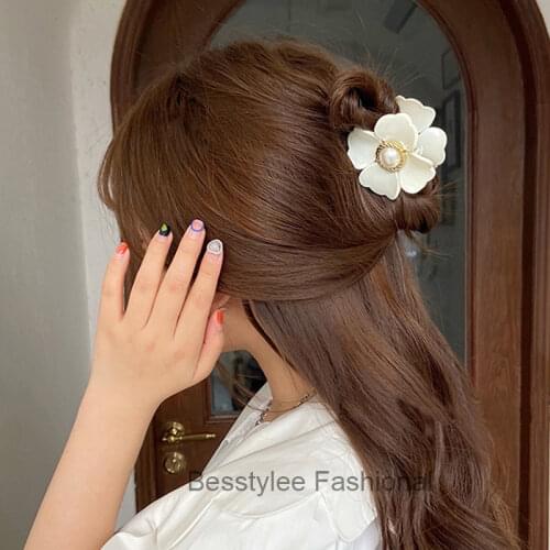 New Women Hair Claw Geometric Hair Clips Hair Clamp Grab Elegan Barrettes Korean Style Hairpin Plastic Styling Hair Accessories