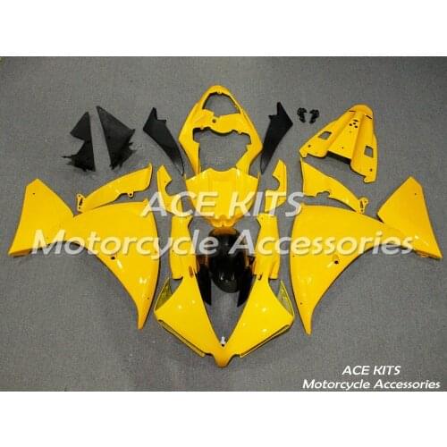 New ABS motorcycle Fairing For YAMAHA YZF-R1 2012-2013-2014 Injection Bodywor exciting black red ACE No.2393