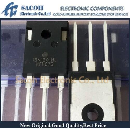 Free Shipping 10Pcs NGTB15N120IHLWG 15N120IHL NGTB15N120IHRWG 15N120IHR 15N120IH TO-247 15A 1200V Induction Cooker IGBT