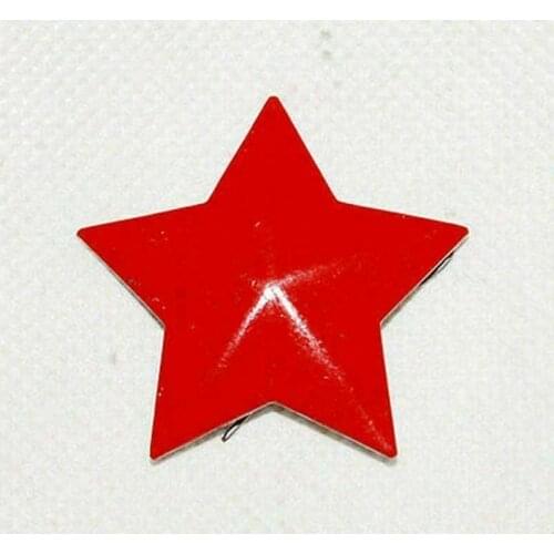 Original Chinese Army Pla Cap Badge Red Star Uniform Brooch armyshop2008
