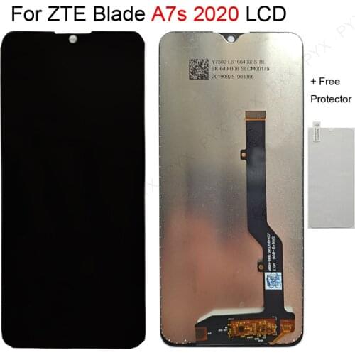 Original For ZTE Blade A7s 2020 A7020 A7020RU LCD Display Touch Screen digitizer Assembly For ZTE Blade A7s 2020 LCD Phone Parts