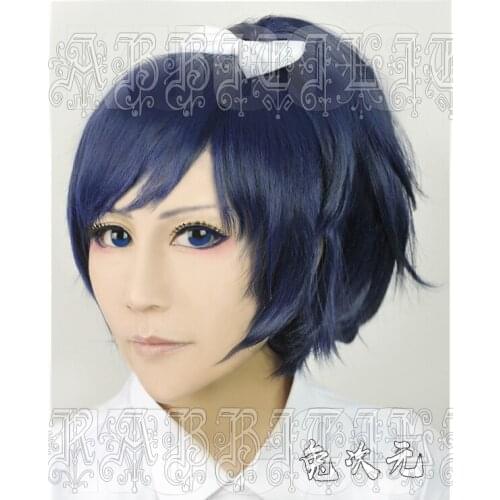 Anime Touken Ranbu Online Yamatonokami Yasusada Wig Cosplay Heat Resistant Synthetic Hair Wig+ Wig Cap