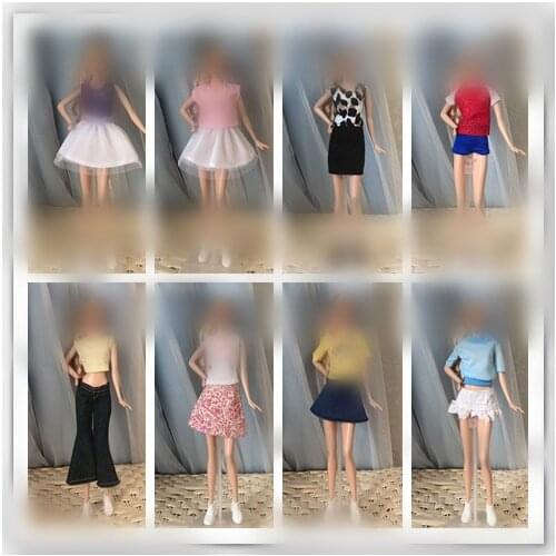 30cm Doll Dress Fashion Clothes suit for licca For Barbie Doll for blythe Accessories Baby Toys Best Girl' Gift