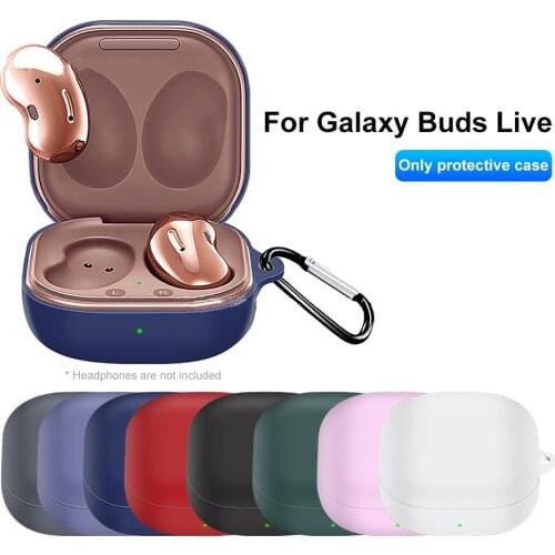 Shockproof Anti-drop Bluetooth Earphones Protective Cases Silicone Headphone Case with Buckle