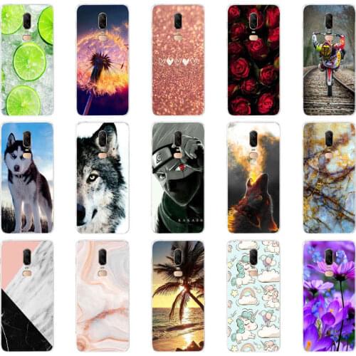 Silicon Case For oneplus 6 6T Case Soft TPU Painting Back Phone Cover For oneplus 6 Fundas 360 Full Protective Coque Bumper