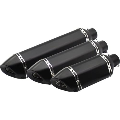 Inlet 51mm 61mm Motorcycle Slip On Exhaust Pipe Muffler Motorbike Escape Moto Universal for Tmax Xmax PCX Nmax R25 R3 KTM etc